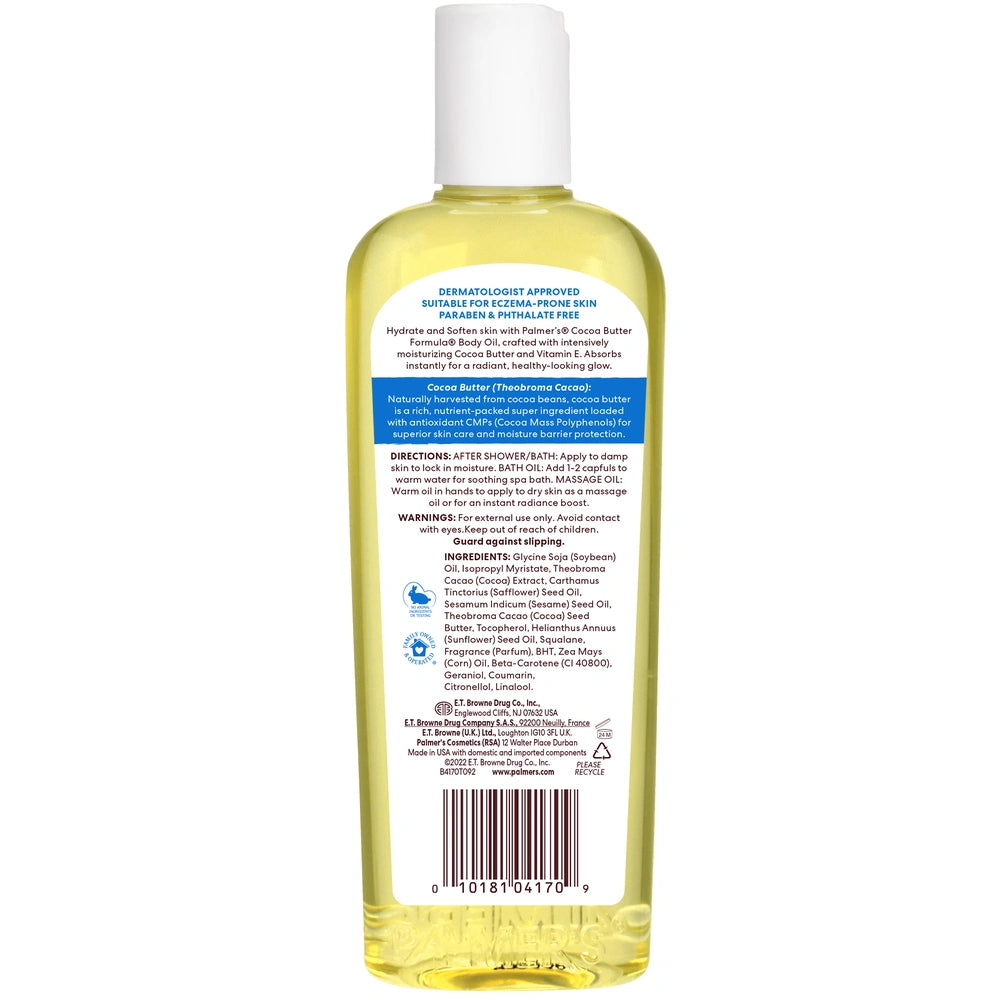 Palmers Cocoa Butter Formula Moisturizing Body Oil Cocoa & Shea - 8.5 fl oz (Pack of 12)