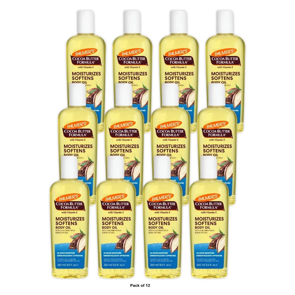Palmers Cocoa Butter Formula Moisturizing Body Oil Cocoa & Shea - 8.5 fl oz (Pack of 12)