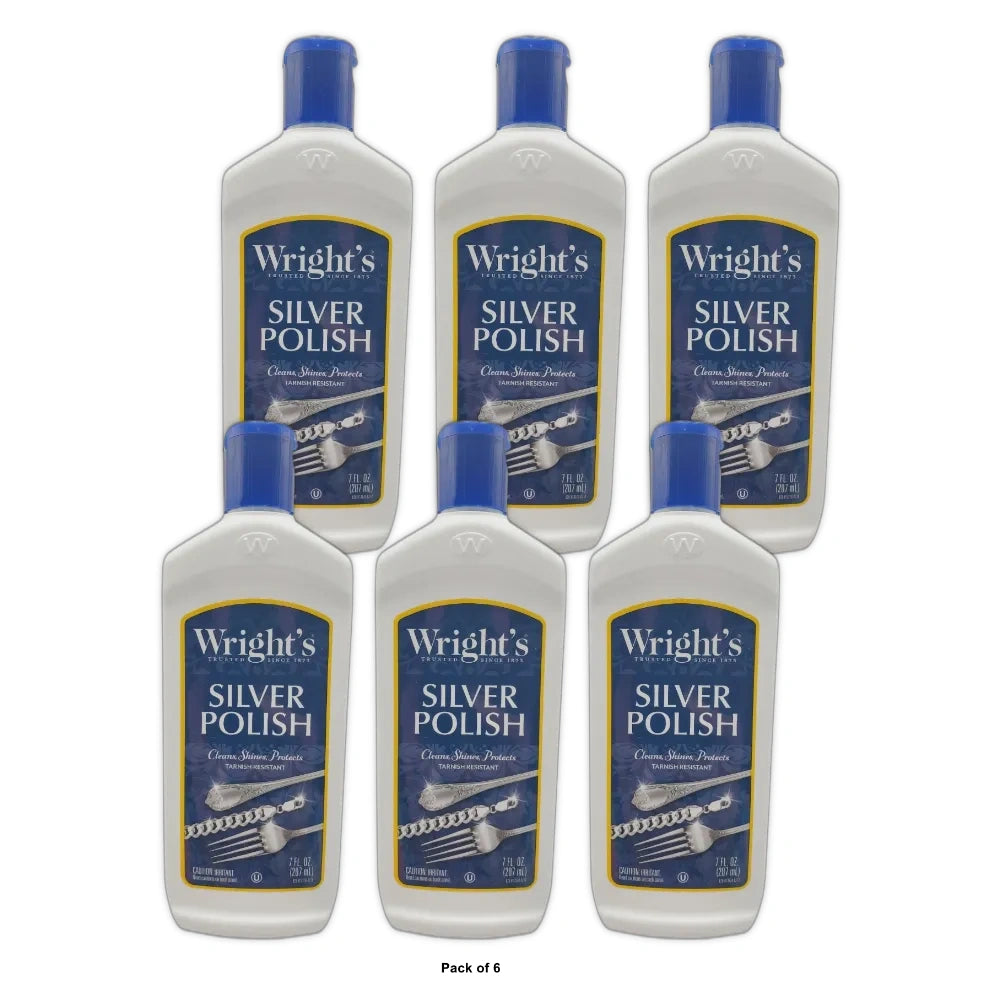 Wright s Silver Polish Anti-tarnish By Weiman 7 fl oz (Pack of 6)