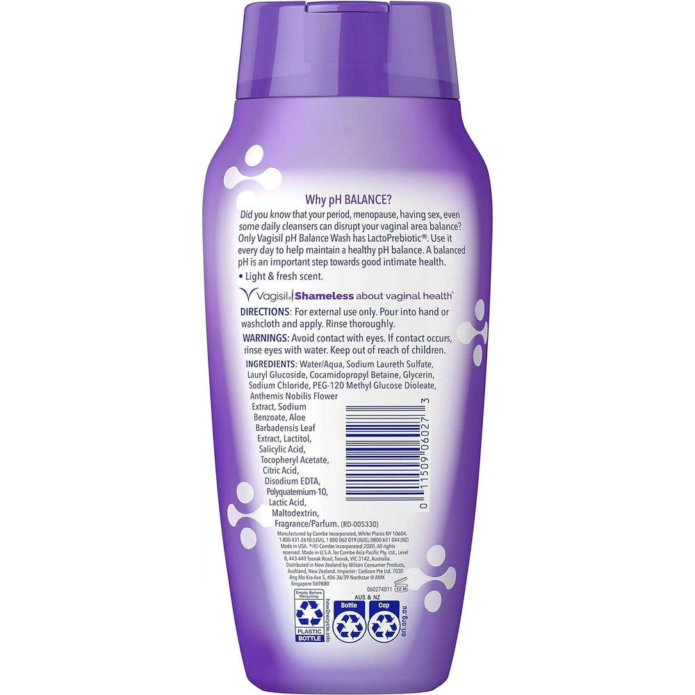 Vagisil PH Balance Daily Intimate Vaginal Feminine Wash 12 OZ (Pack of 12)