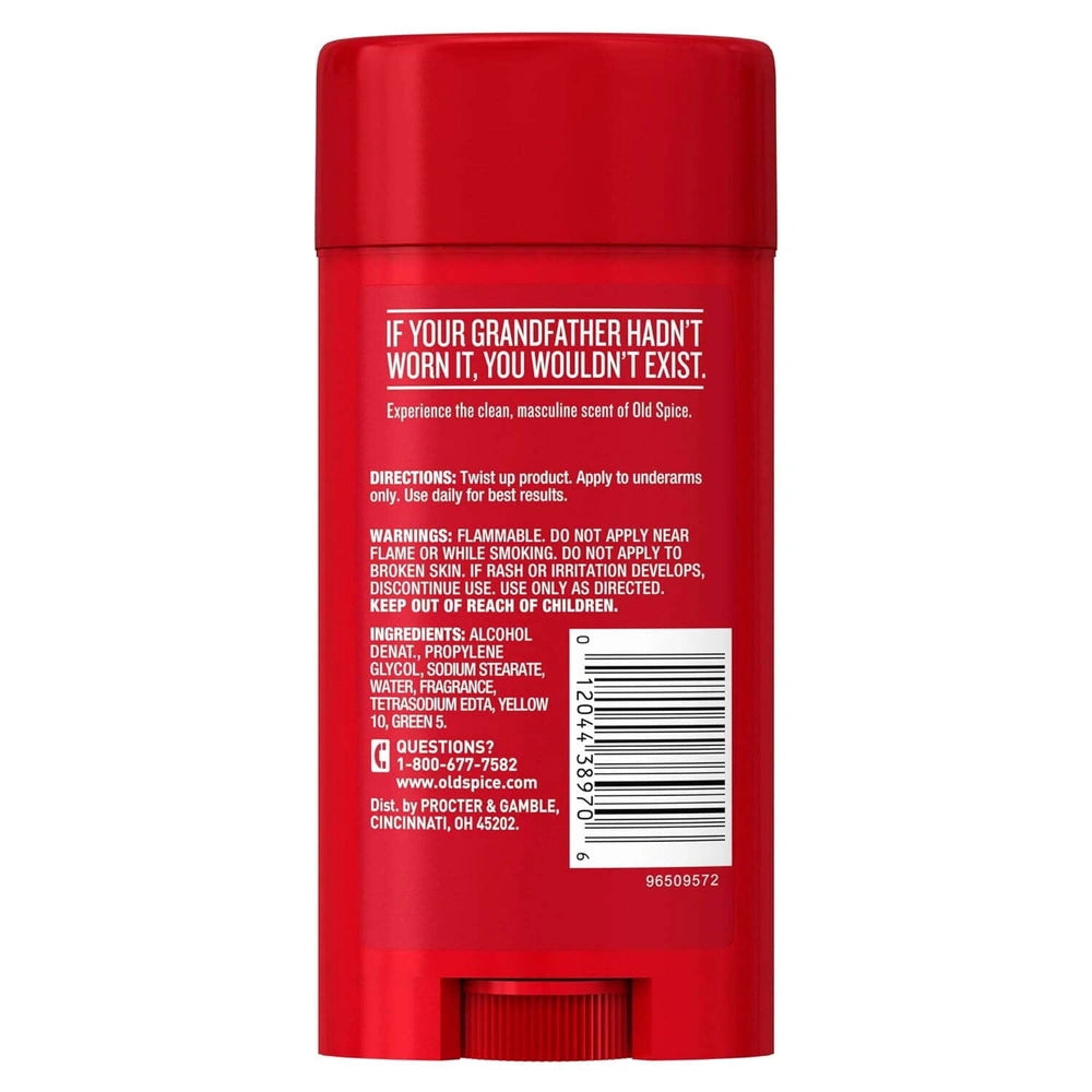 Old Spice Classic Solid Deodorant for Men Original Scent - 2pk 3.25 oz (Pack of 6)