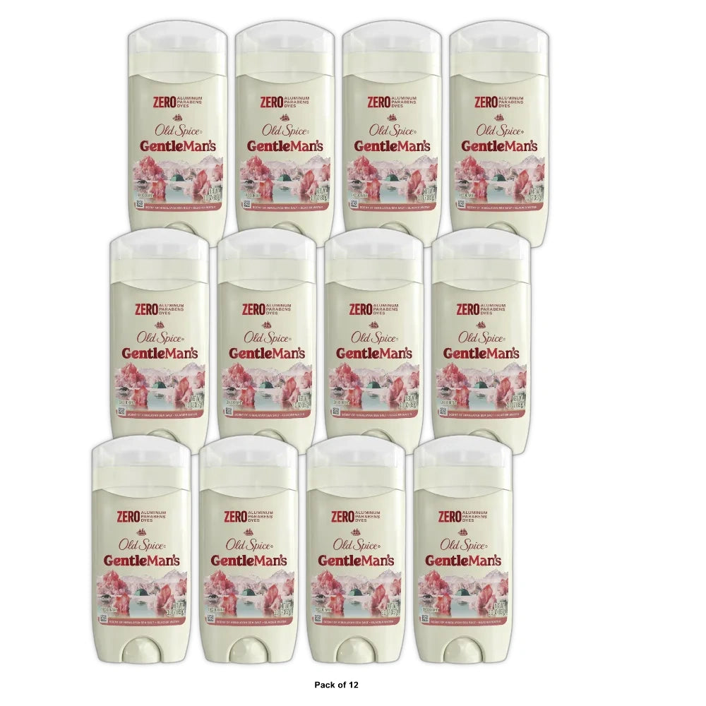 Old Spice Gentleman's Blend Himalayan Sea Salt Solid Deodorant - Sea Minerals Sc (Pack of 12)