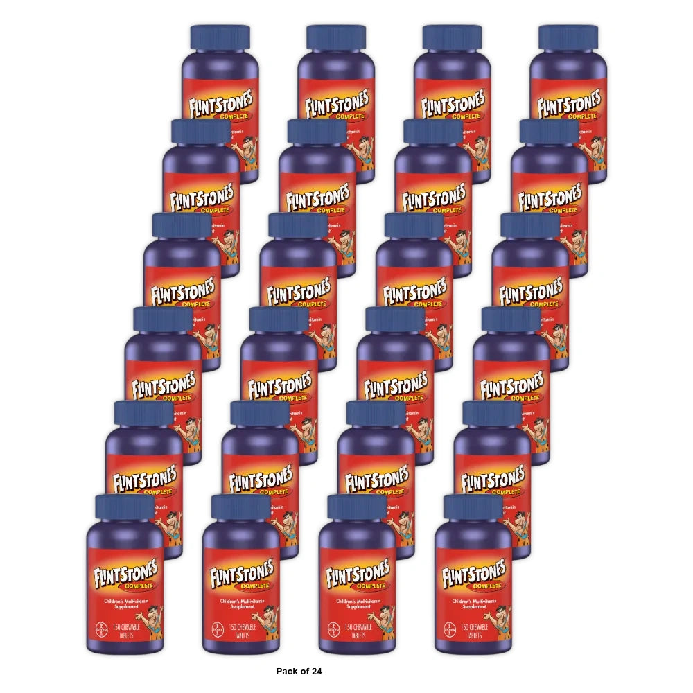 Flintstones Children's Complete Multivitamin Chewable Tablets, 150 Count (Pack of 24)