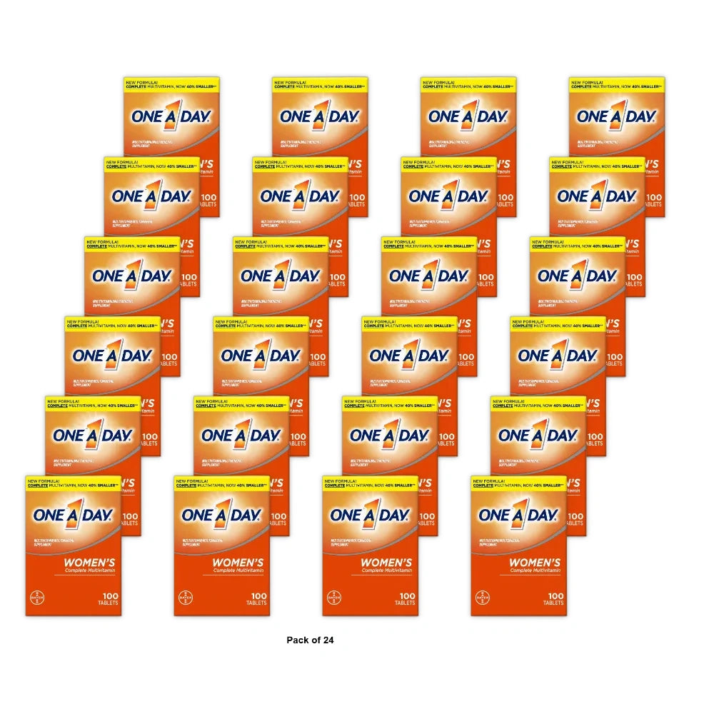 One A Day Women's Multivitamin Immune Health Support Tablets - 100ct (Pack of 24)