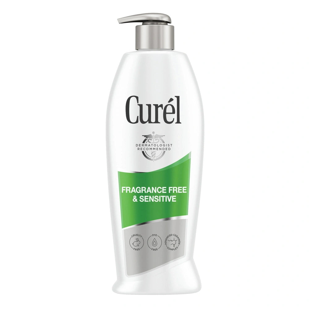 Curél Fragrance Free Sensitive Lotion Sensitive Skin Lotion for Dry Skin13 oz (Pack of 6)