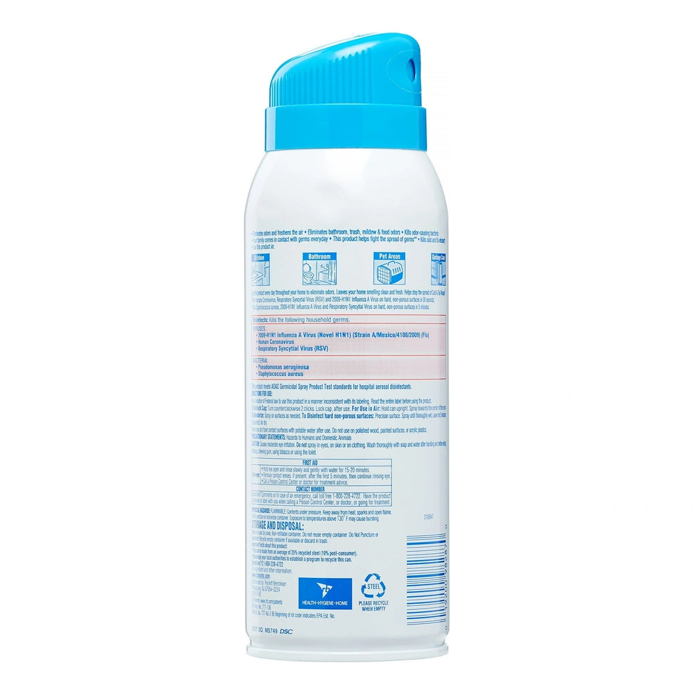Lysol NeutraAir Disinfectant Spray 2 In 1: Eliminates Odors and Disinfects Dri 10 oz (Pack of 6)