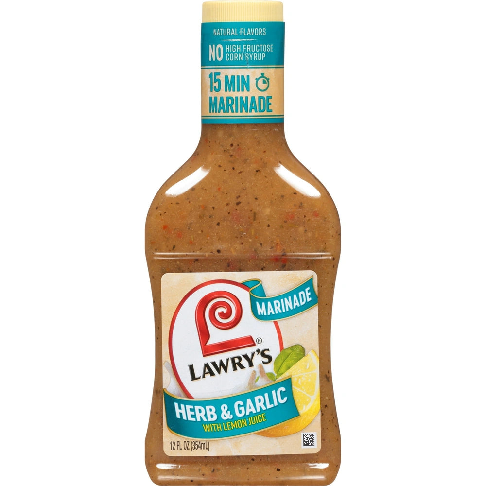 Lawry s Herb & Garlic With Lemon Marinade 12 Fl. Oz (Pack of 6)