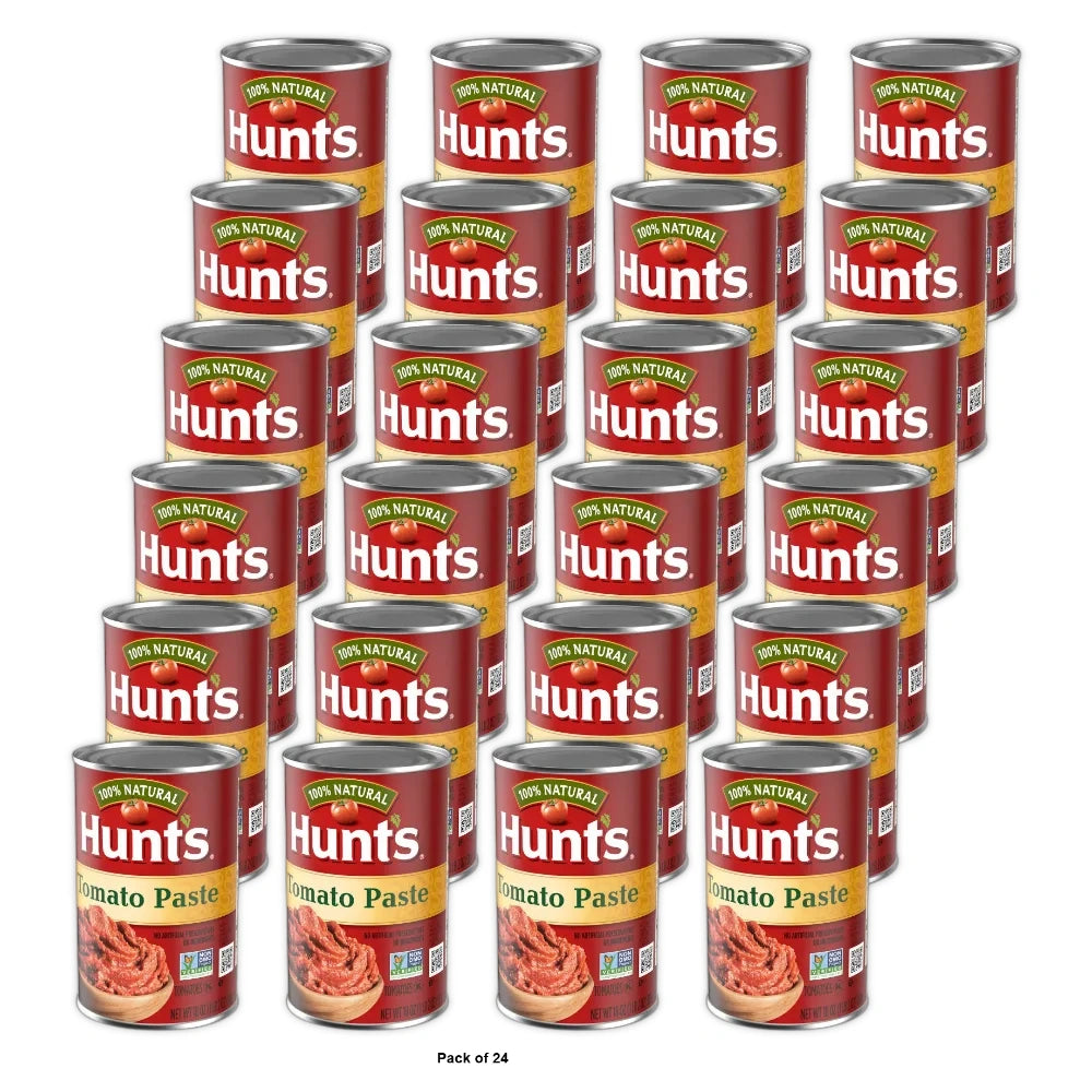 HUNTS Tomato Paste, 18 Oz (Pack of 24)