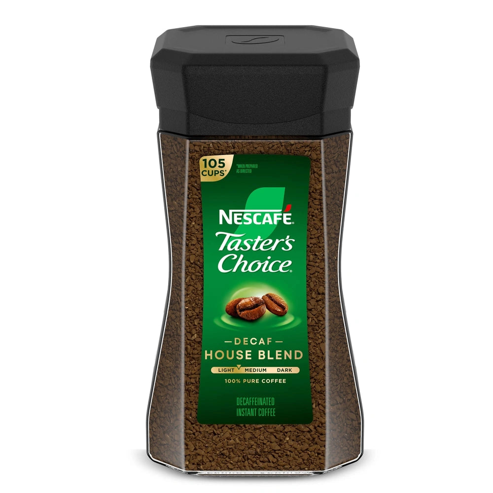 Nescafe Decaf Taster s Choice Light Medium Roast Instant Coffee 7oz (Pack of 4)