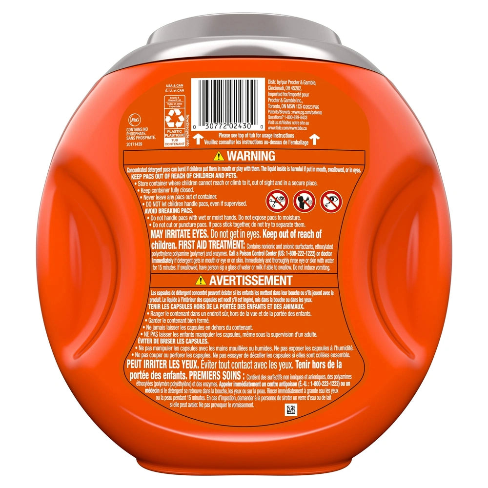 Tide Hygienic Clean Power PODS® Laundry Detergent Pacs Heavy 10x Duty Original 40 OZ (Pack of 4)