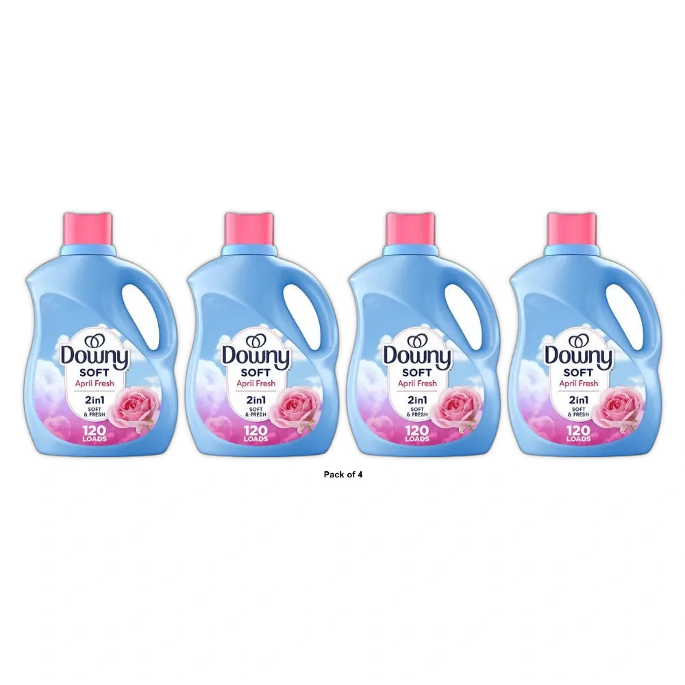 Downy Ultra 7-in-1 Fabric Conditioner - April Fresh - (120 Loads) 88 fl.OZ(Pack of 4)