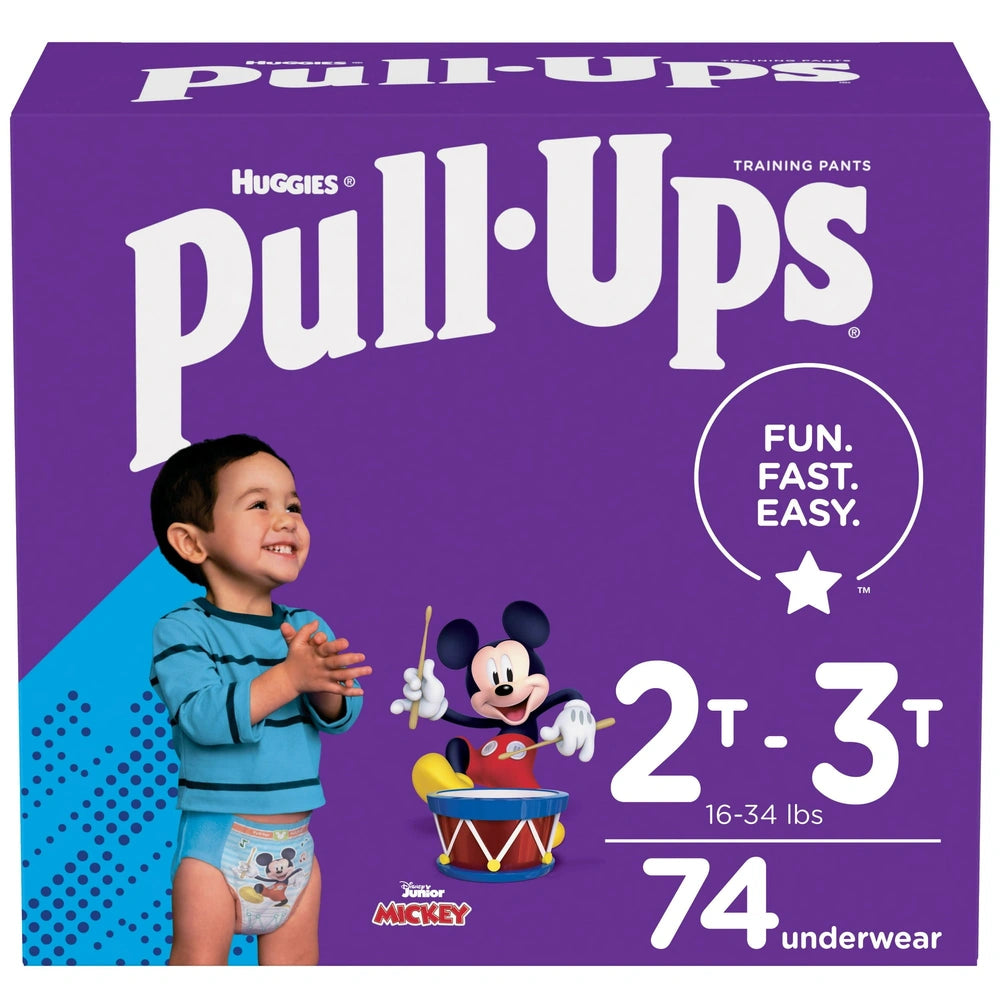 Pull-Ups Boys Potty Training Pants Size 4 2T-3T (Pack of 1)