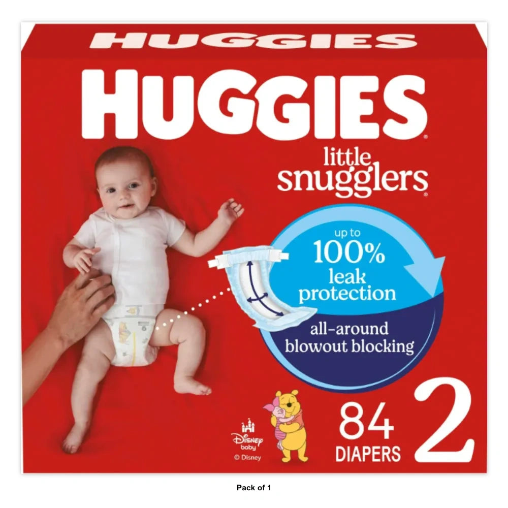 Huggies Little Snugglers Baby Diapers Size 2 (Pack of 1)