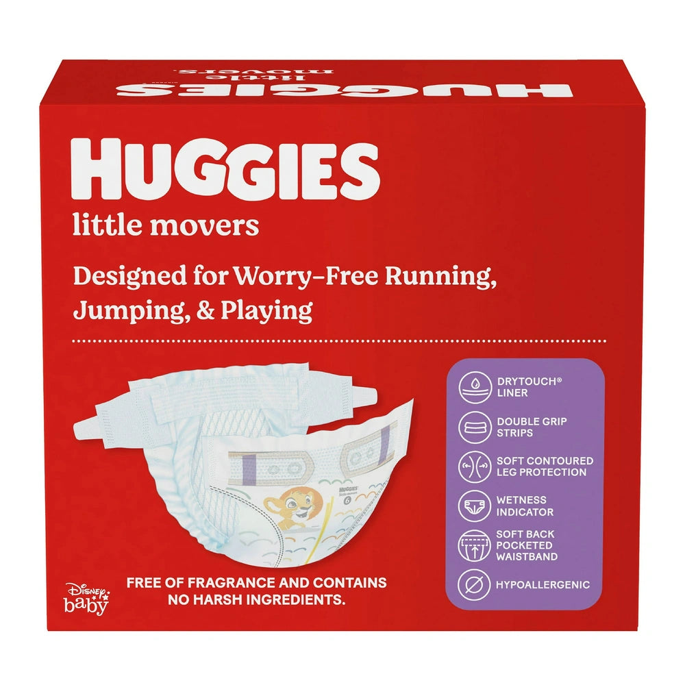 Huggies Little Movers Baby Disposable Diapers - Size 5(Pack of 1)