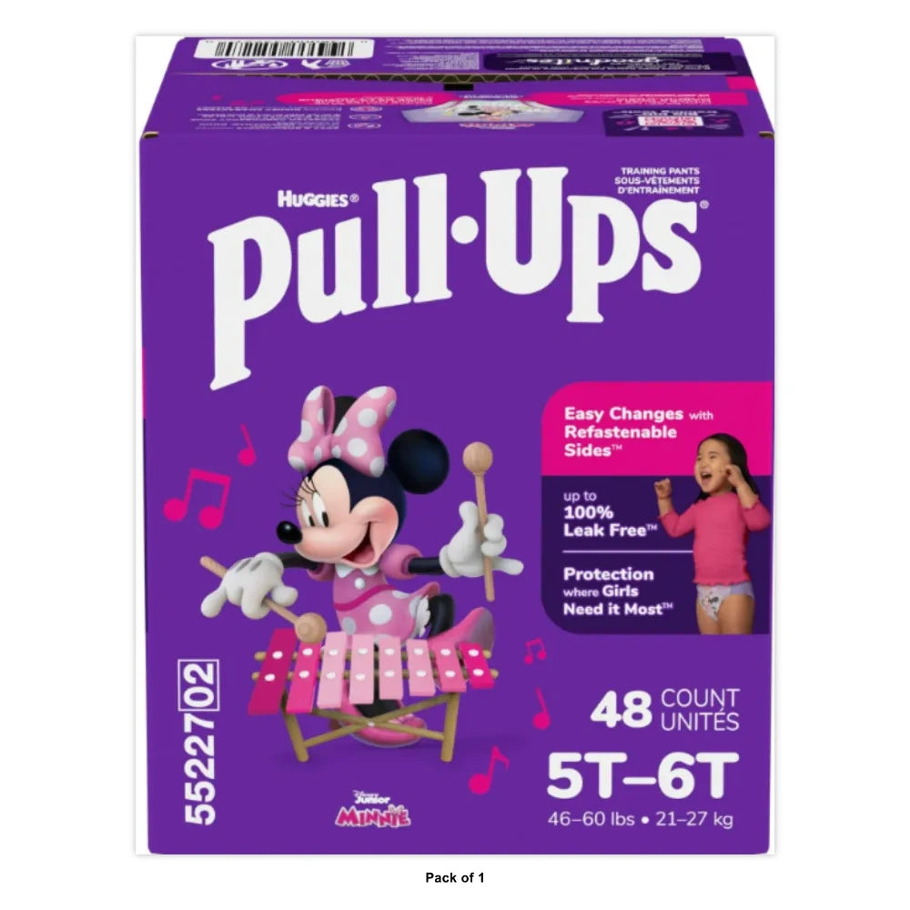 Pull-Ups Girls Potty Training Pants 5T-6T (Pack of 1)