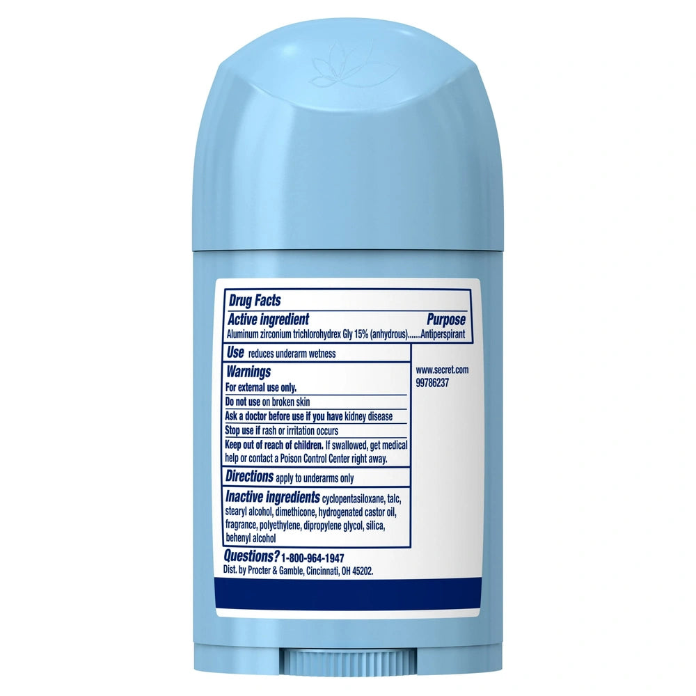 Secret Shower Fresh Wide Solid Antiperspirant and Deodorant 1.7 OZ (Pack of 12)