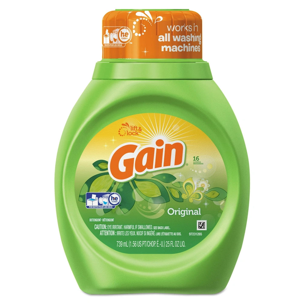 Gain Liquid Laundry Detergent Original Fresh 24 fl oz (Pack of 6)