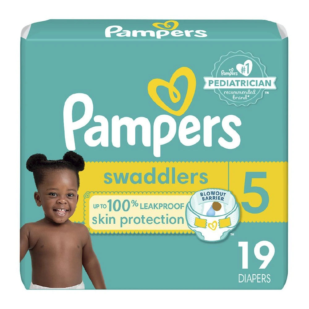 Pampers Swaddlers Diapers Size 5 (Pack of 4)