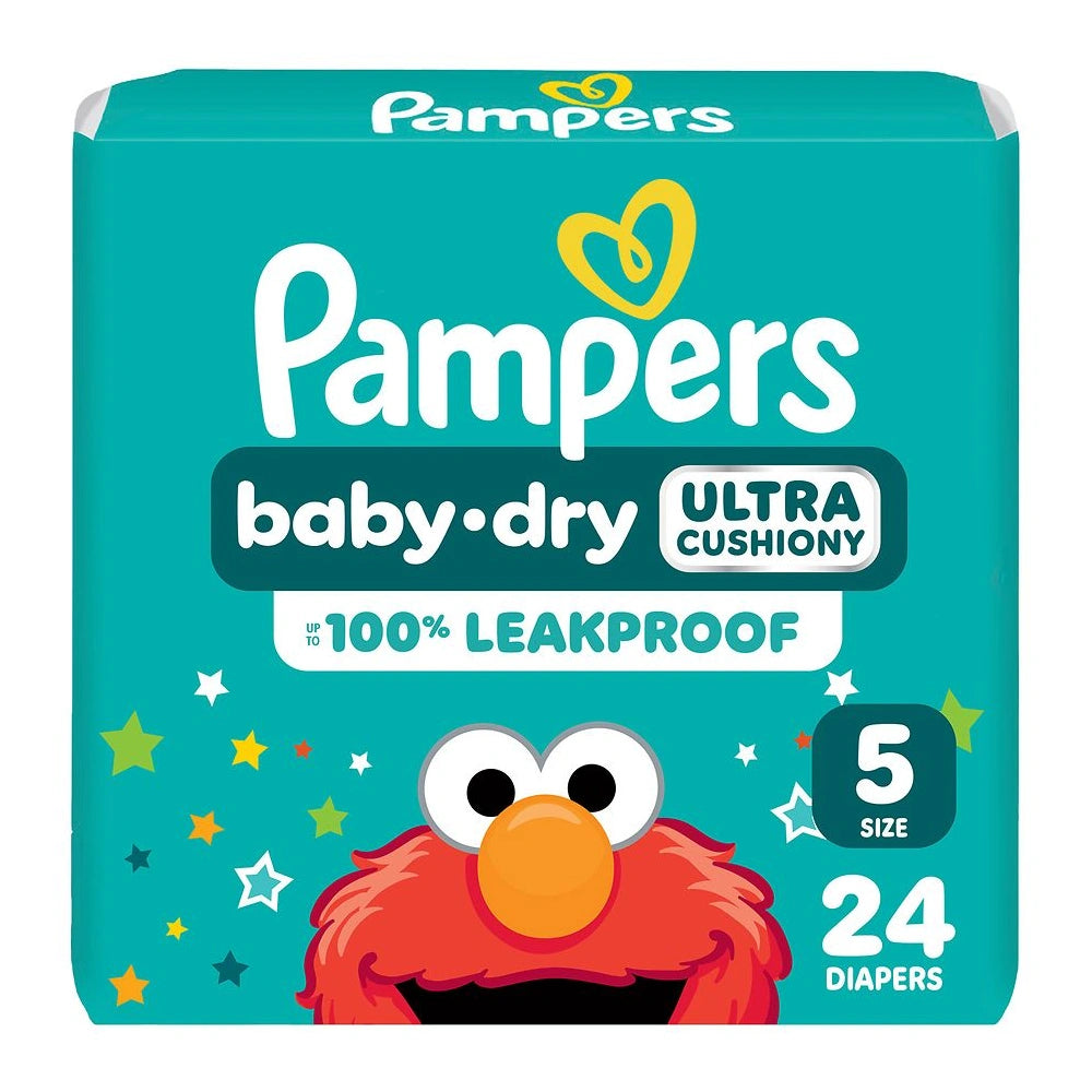 Pampers Baby Dry Diapers Size 5 (Pack of 4)