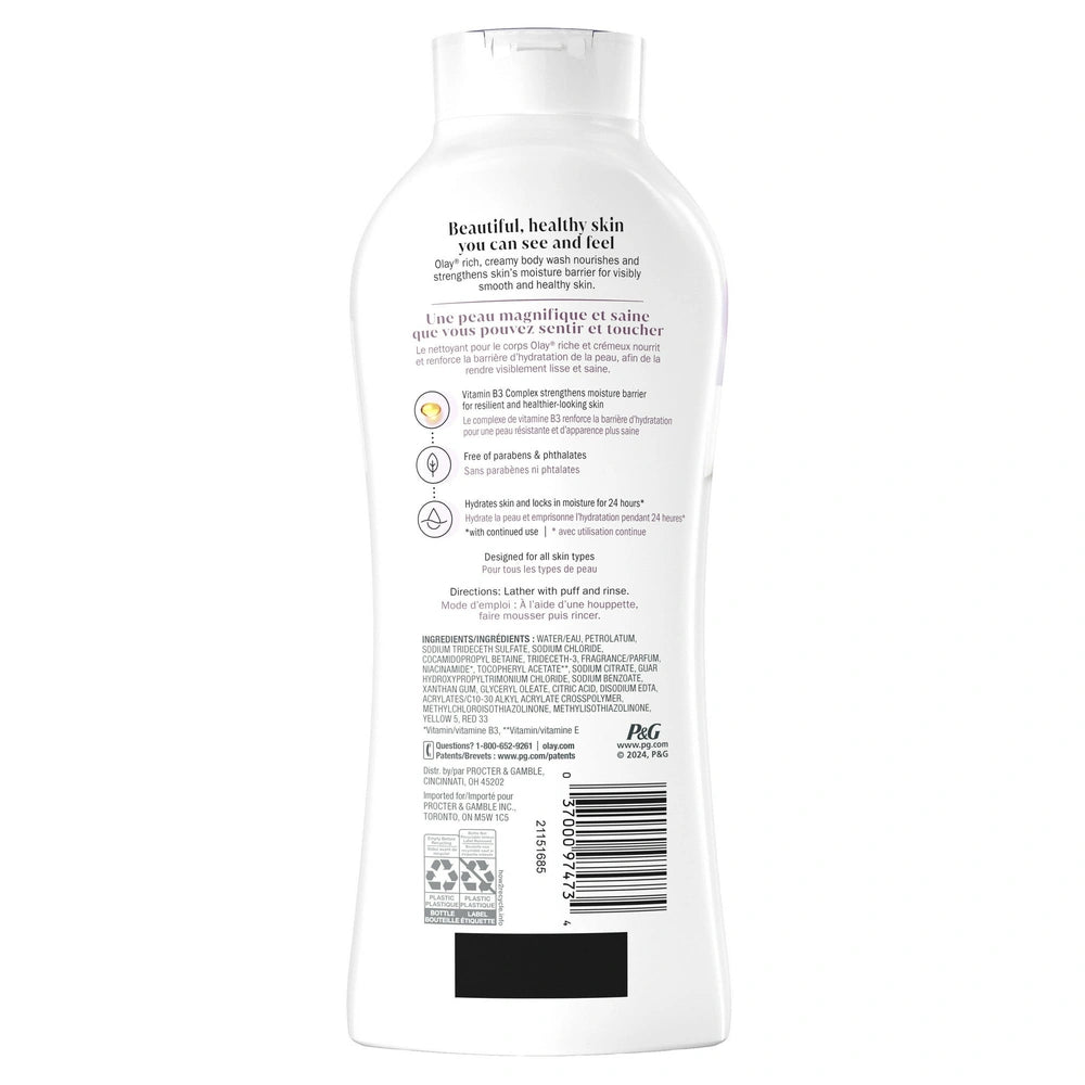 Olay Age Defying Body Wash for Women Vitamin E 22 fl oz (Pack of 4)