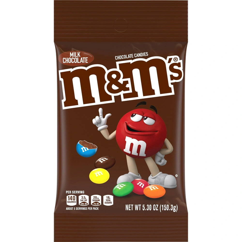 M&M's Milk Chocolate - 5.3oz (Pack of 12)