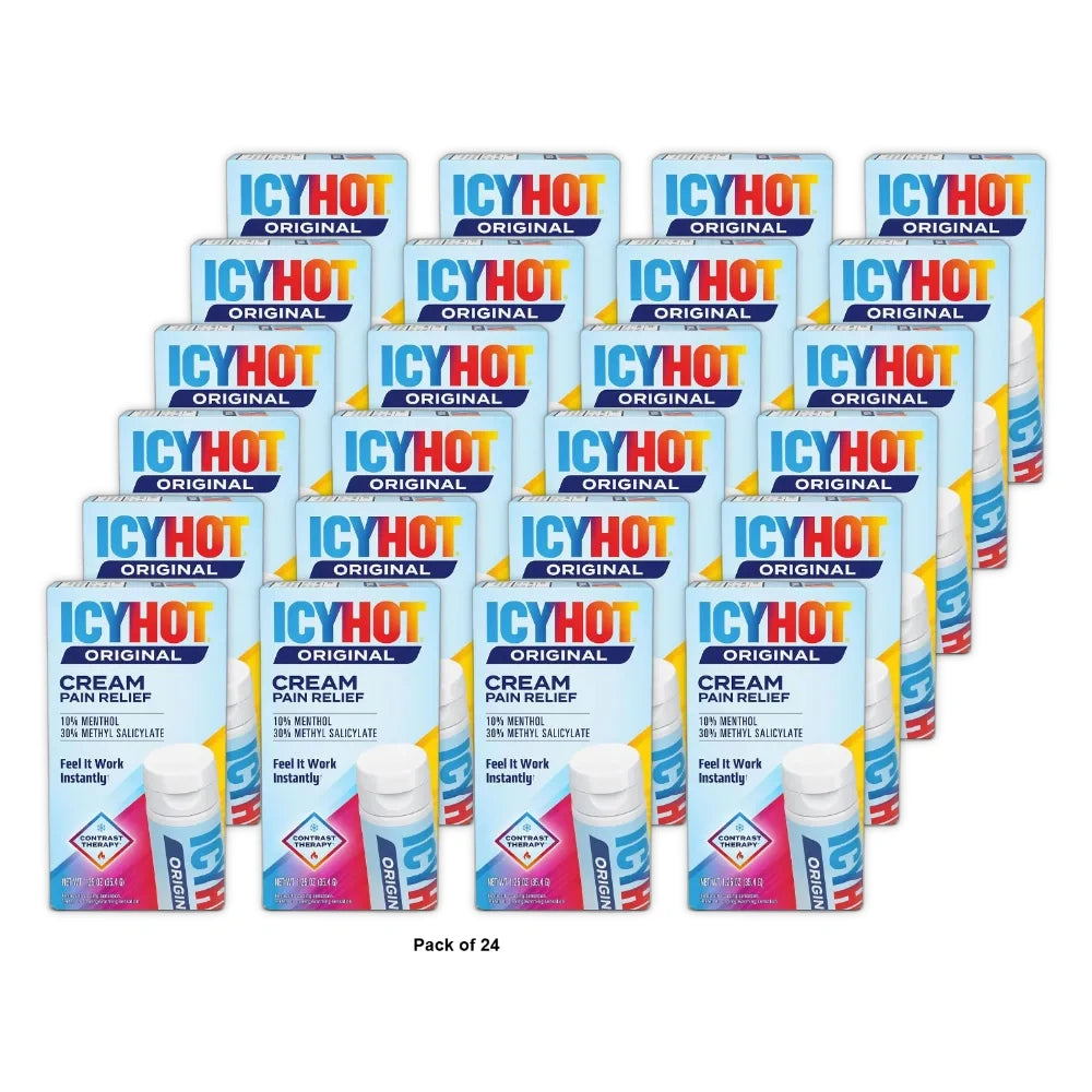 Icy Hot Menthol / Methyl Salicylate Topical Pain Relief Chattem Inc 04116700883 1.25 Oz (Pack of 24)