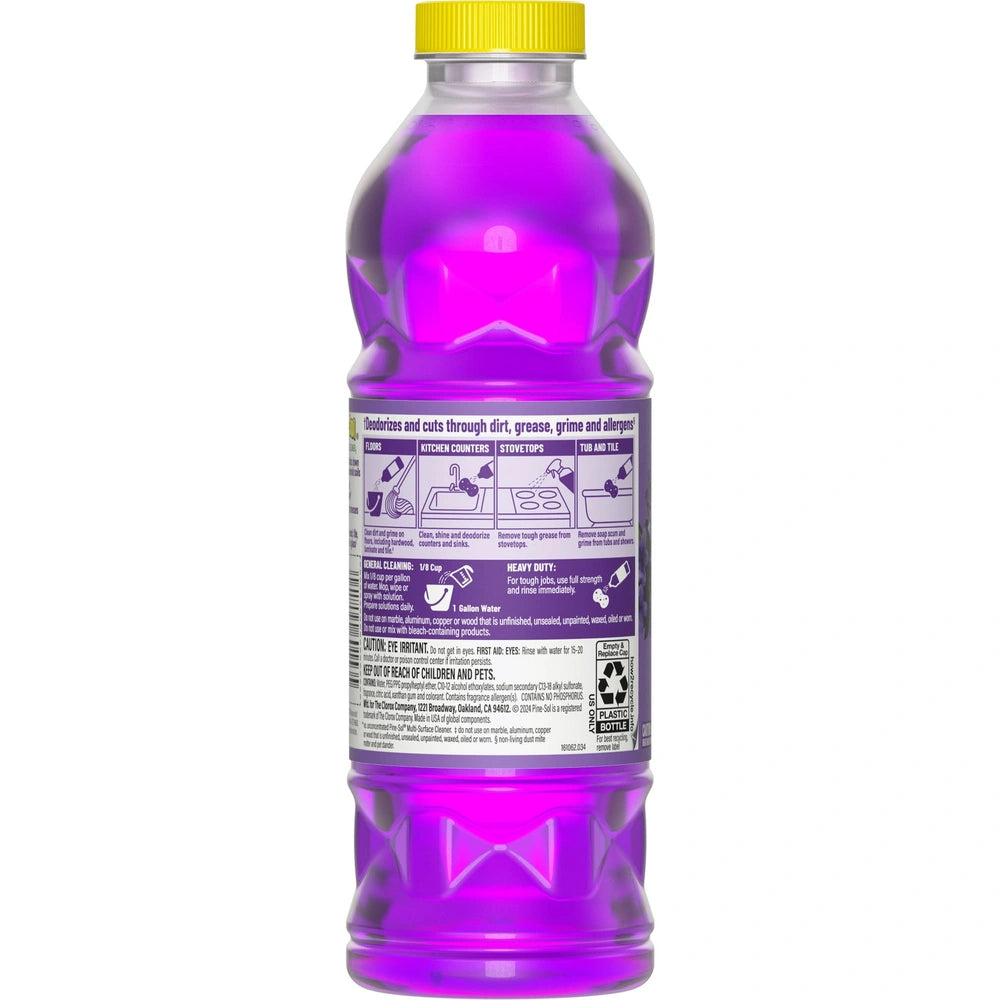 Pine-Sol Lavender Clean All Purpose Cleaner - 24 FL OZ(Pack of 12)