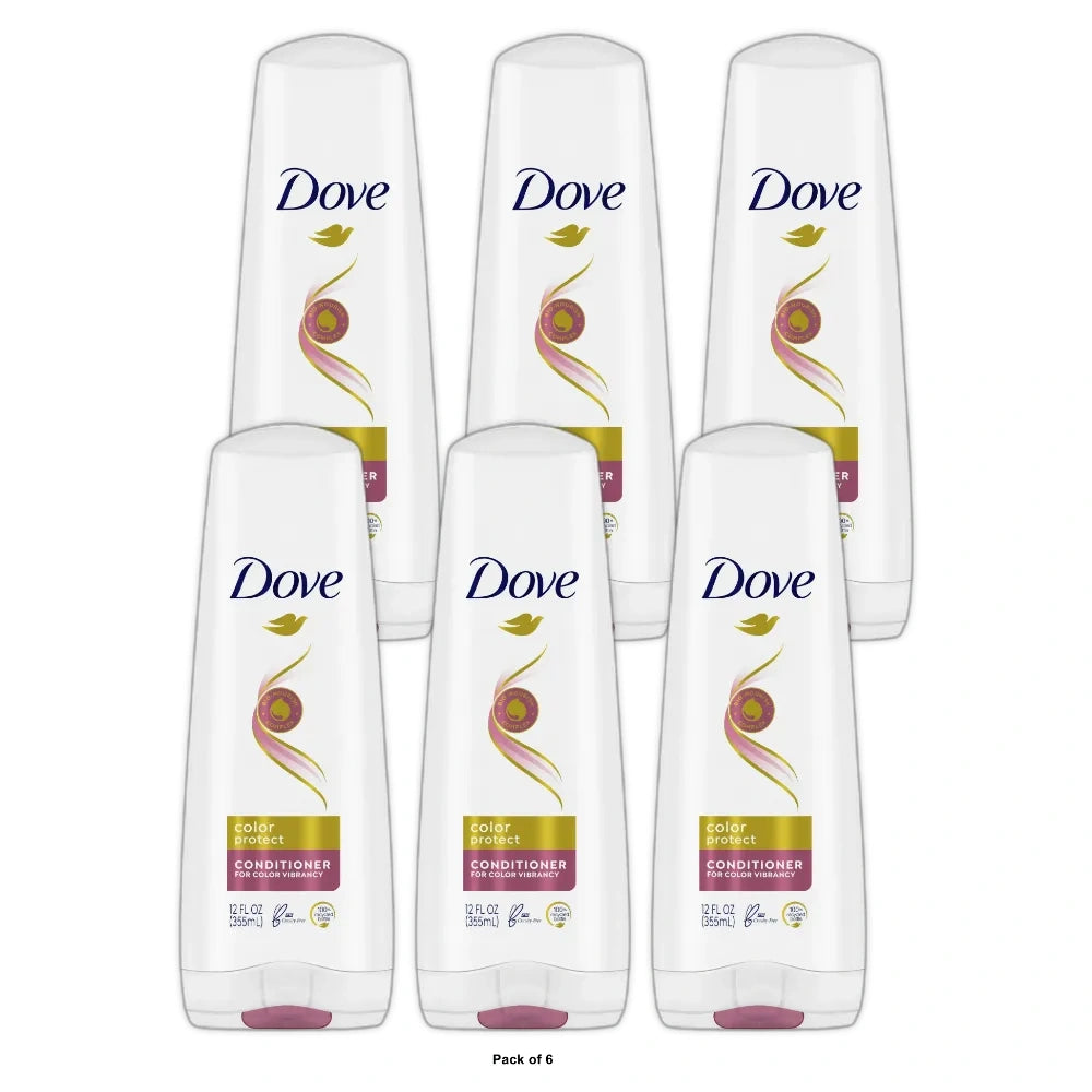 Dove Nutritive Solutions Color Protect Color Care Hair Conditioner 12 oz (Pack of 6)