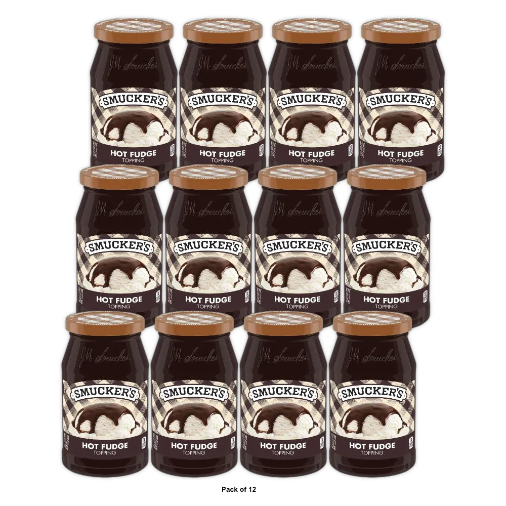 Smucker s Hot Fudge Topping 11.75 OZ (Pack of 12)