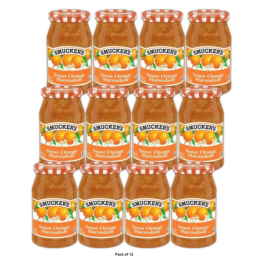 Smucker s Sweet Orange Marmalade 18 OZ(Pack of 12)