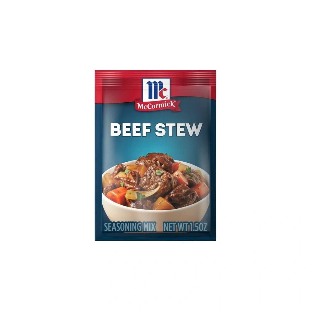 McCormick Classic Beef Stew Seasoning Mix Envelope 1.5 OZ (Pack of 12)