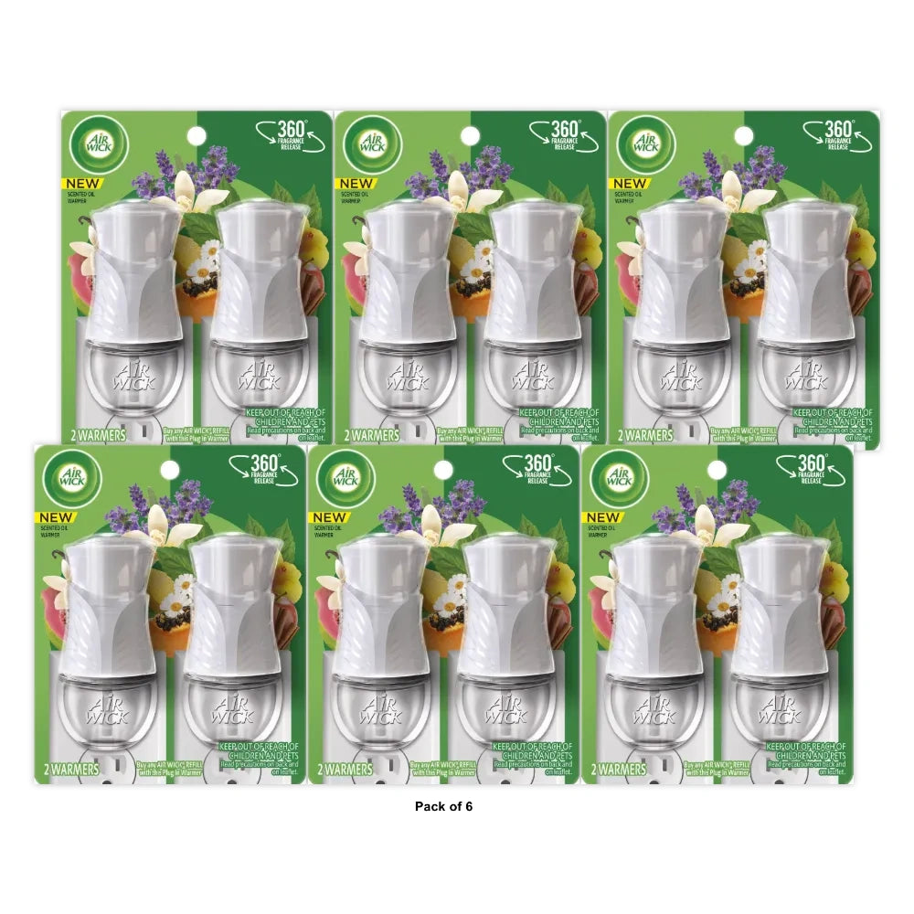 AIR WICK Scented Oil Warmer: 2 Pack (Pack of 6)