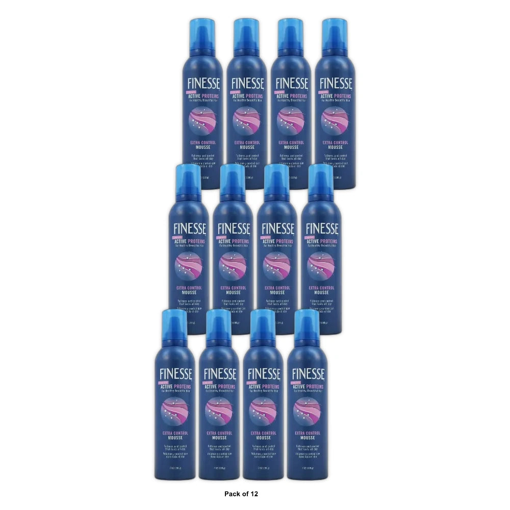 Self Adjusting Extra Control Mousse (Pack of 12)