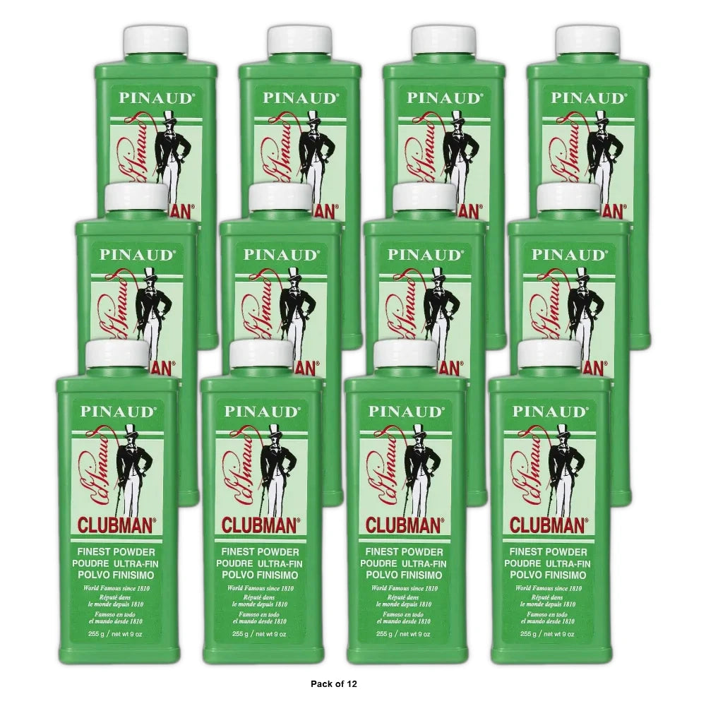 Clubman Pinaud Finest Powder (B006K3SU76) 9 Oz (Pack of 12)