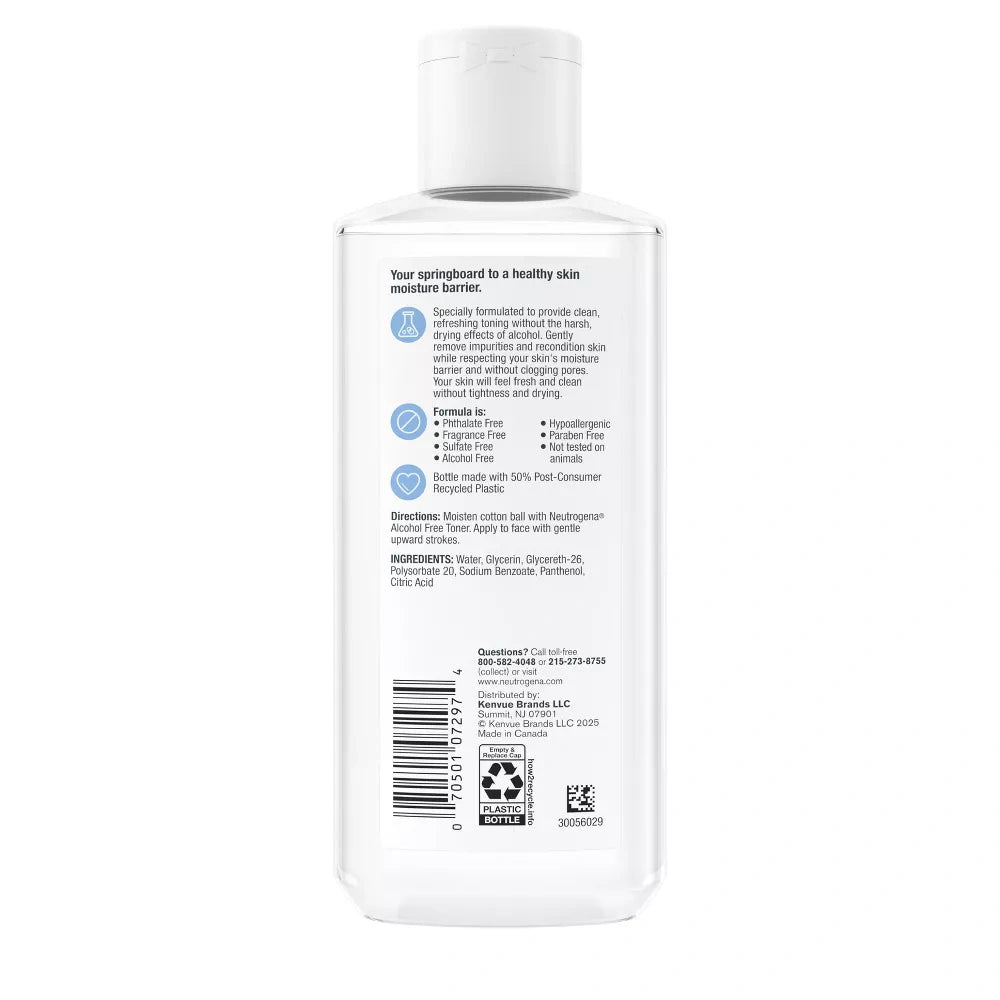 Neutrogena Alcohol Free Toner 8 fl oz (Pack of 12)