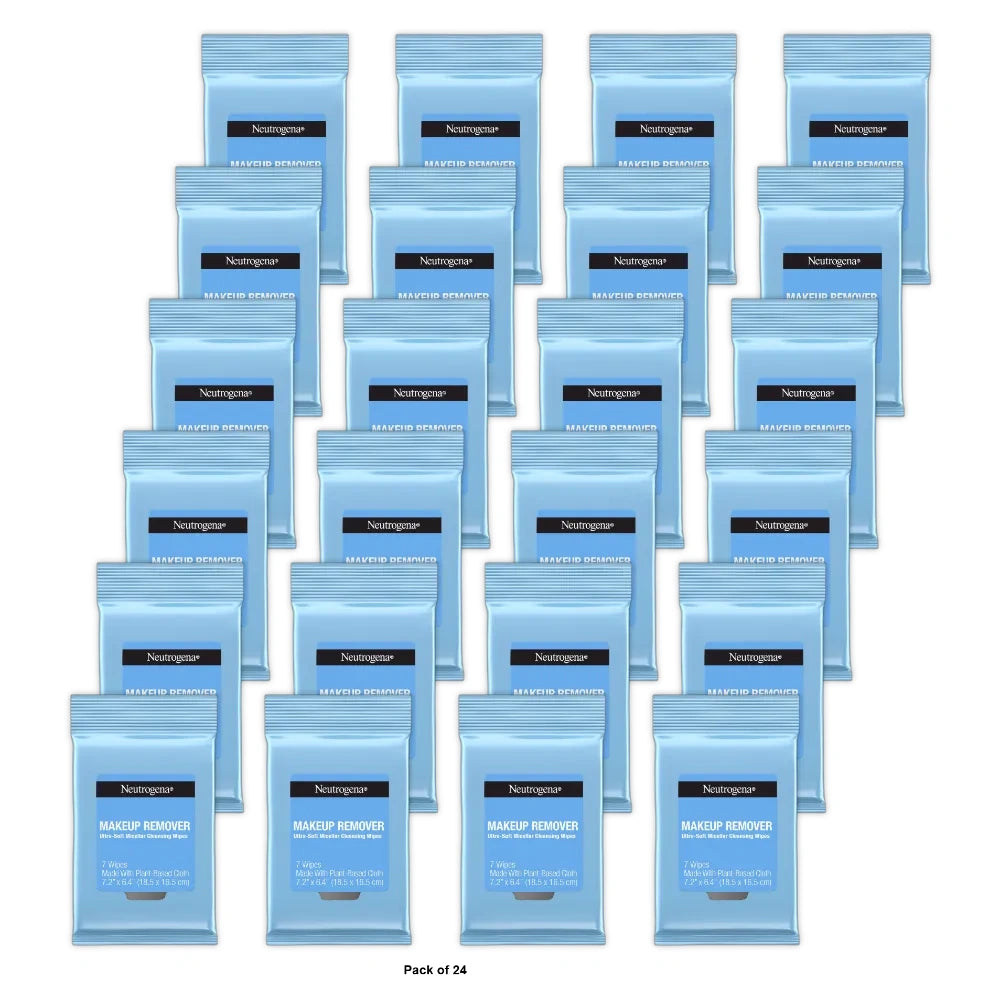 Neutrogena Make-Up Remover Cleansing Towelettes, 7 Count (B01N2RPKN) 2.24 Oz (Pack of 24)