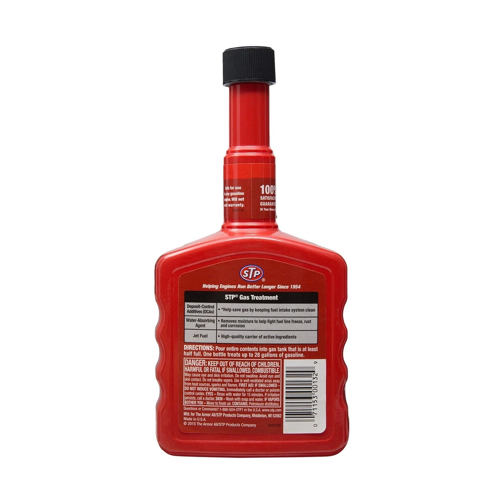 STP Gas Treatment For Any Gasoline Engine - 12 FL OZ (Pack of 6)