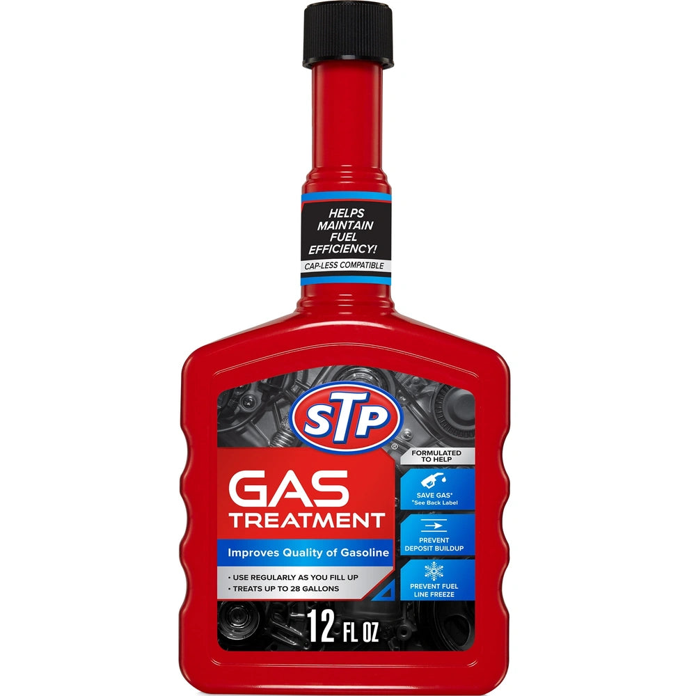 STP Gas Treatment For Any Gasoline Engine - 12 FL OZ (Pack of 6)