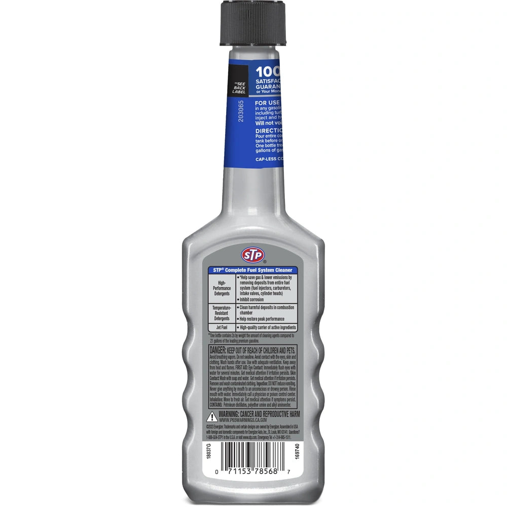 STP 78568 Complete Fuel System Cleaner - 5.25 FL OZ (Pack of 12)