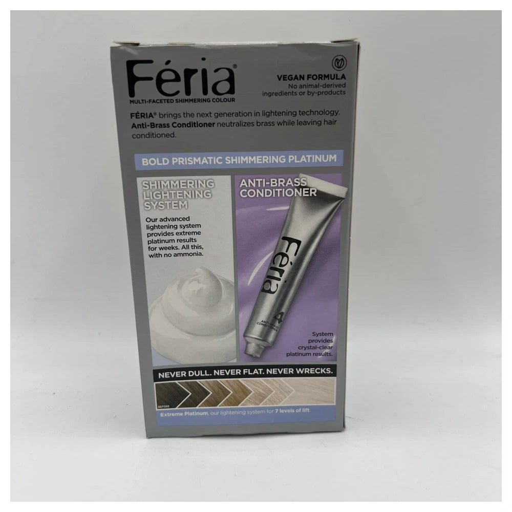 L'Oreal Paris Feria Advanced Lightening System Permanent Hair Color - Extreme Pl (Pack of 12)