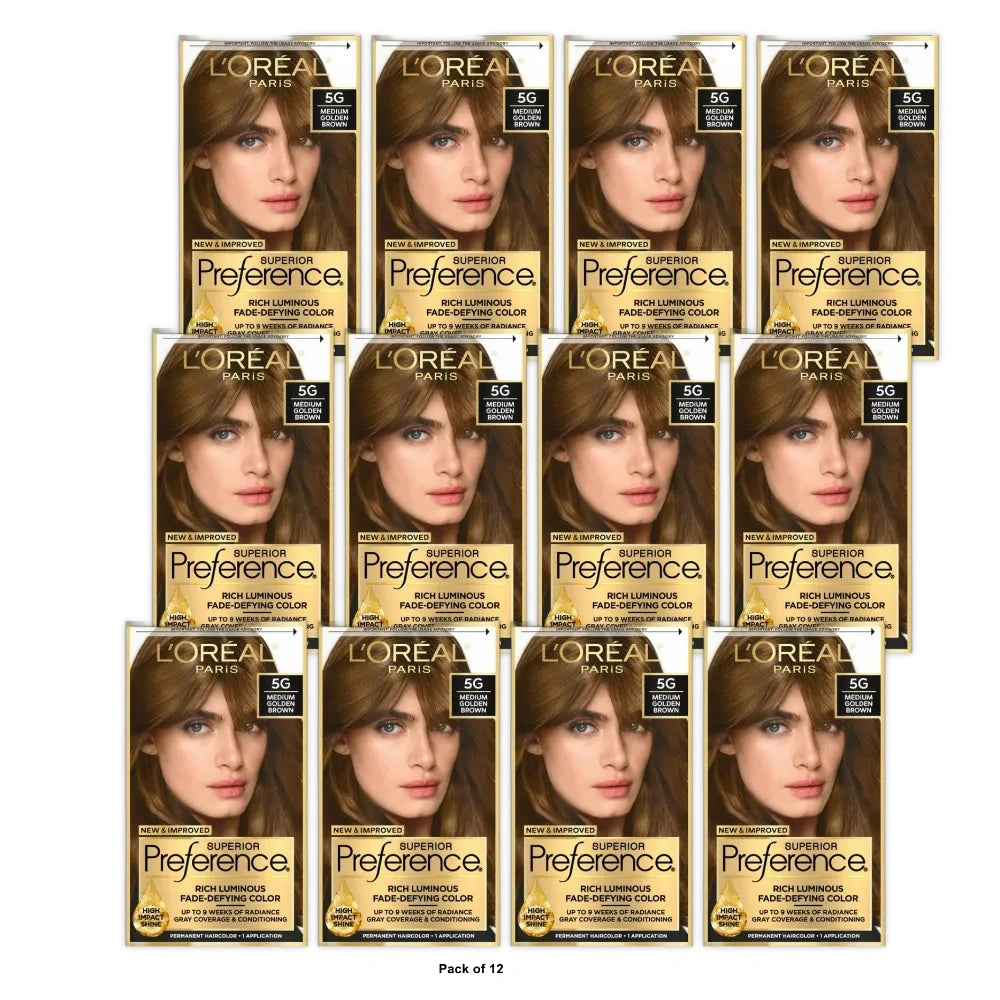 L'Oreal Paris Superior Preference Fade-Defying Color + Shine System - 6.5 fl OZ (Pack of 12)