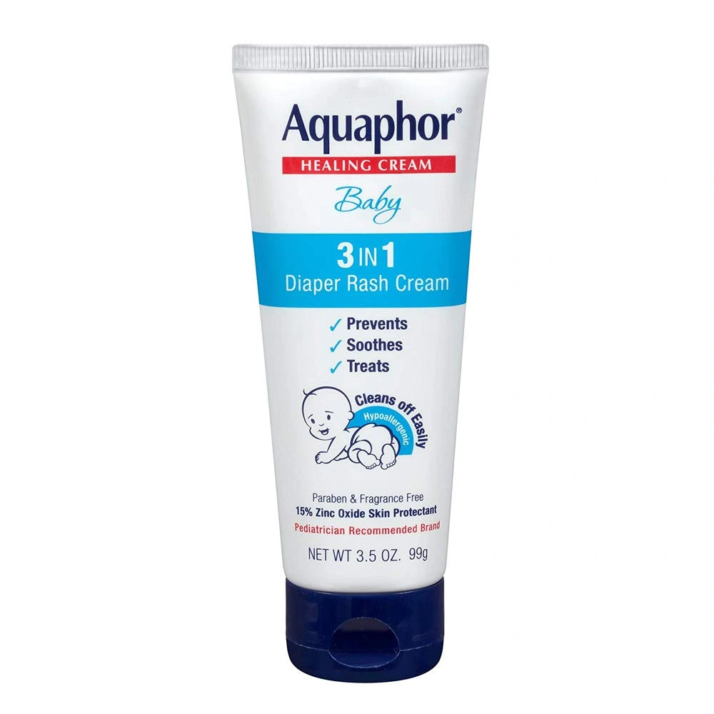 Aquaphor Baby Diaper Rash Paste - 3.5 OZ (Pack of 12)