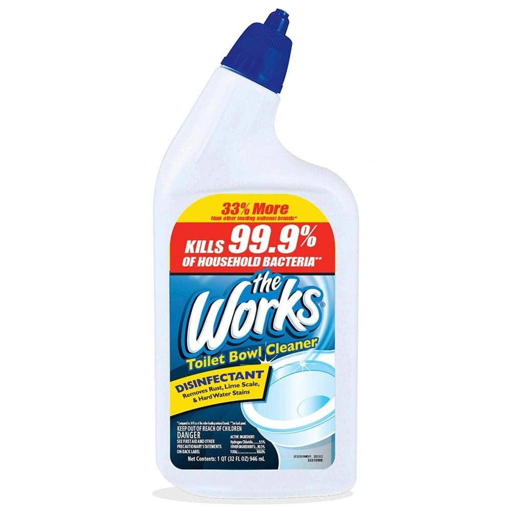 The Works Toilet Bowl Cleaner 32 OZ (Pack of 12)