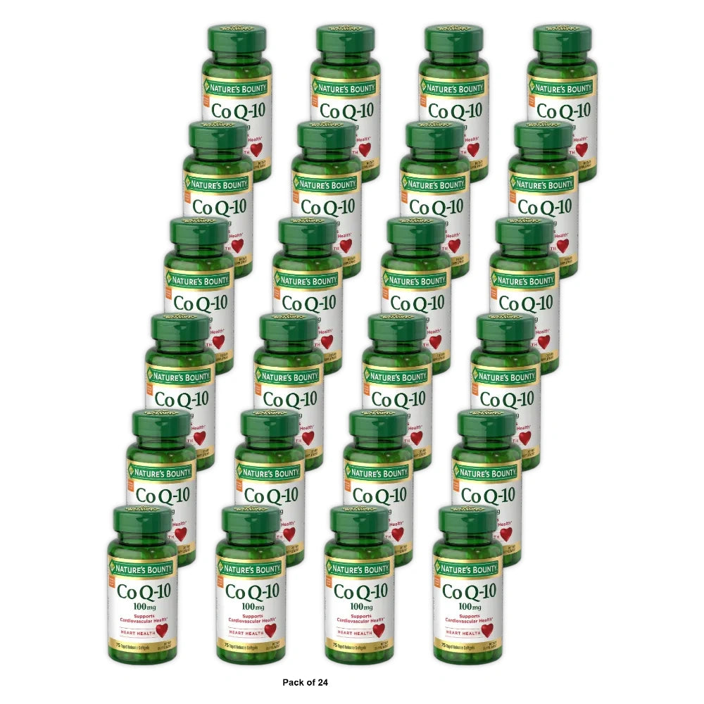 Nature's Bounty Q-Sorb Co Q-10 100 Mg., 75 Softgels (Pack of 24)