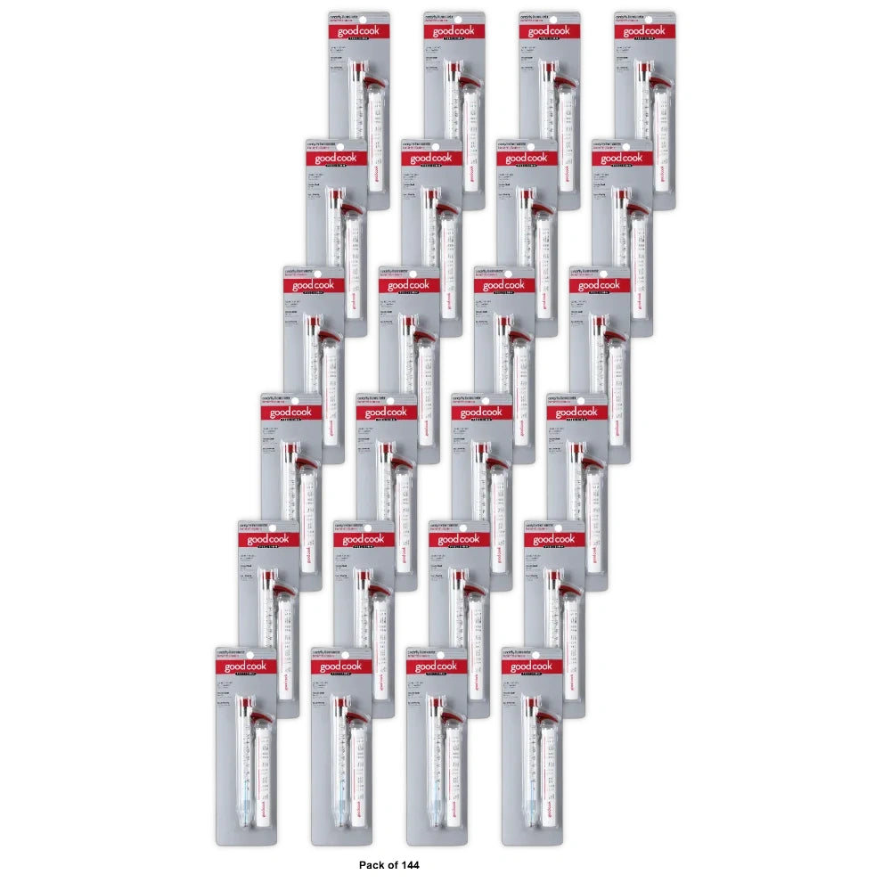 Goodcook Classic Candy Deep Fry Thermometer, Red 2.4 Oz (Pack of 144)
