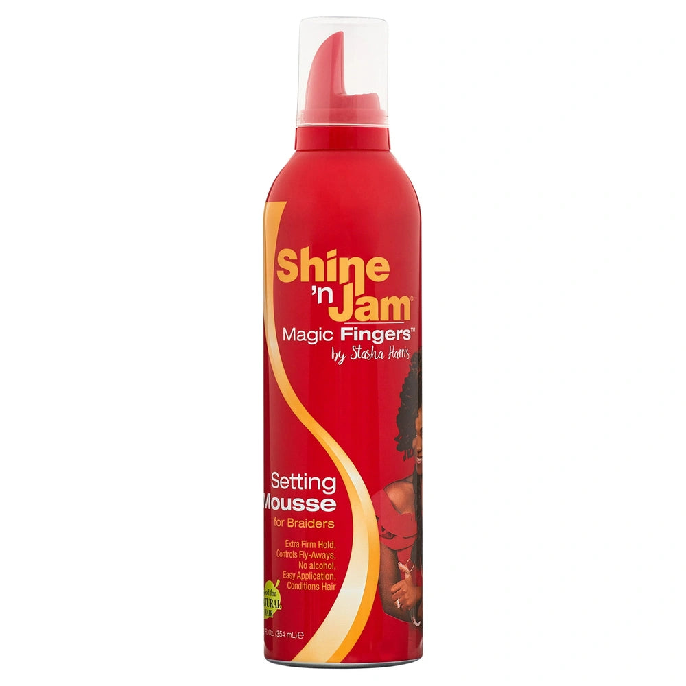 Ampro Shine n Jam Magic Fingers Hair Mousse - 12 fl.oz (Pack of 6)