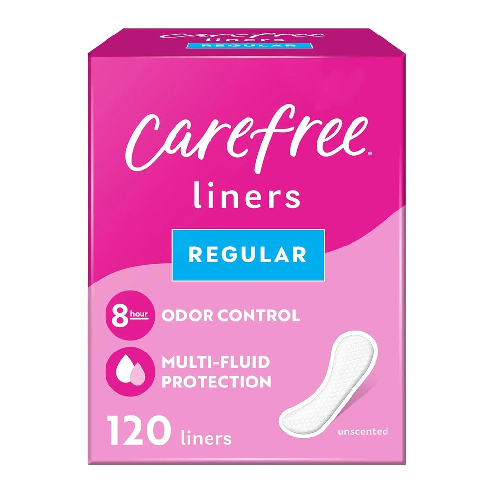 Carefree Unwrapped Unscented Panty Liners - (Pack of 4)
