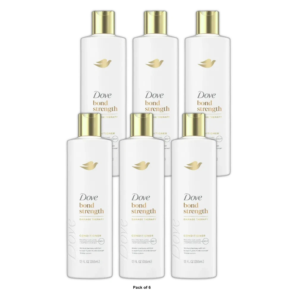 Dove Beauty Bond Strength Peptide Complex Hair Care Conditioner - 12 fl OZ (Pack of 6)