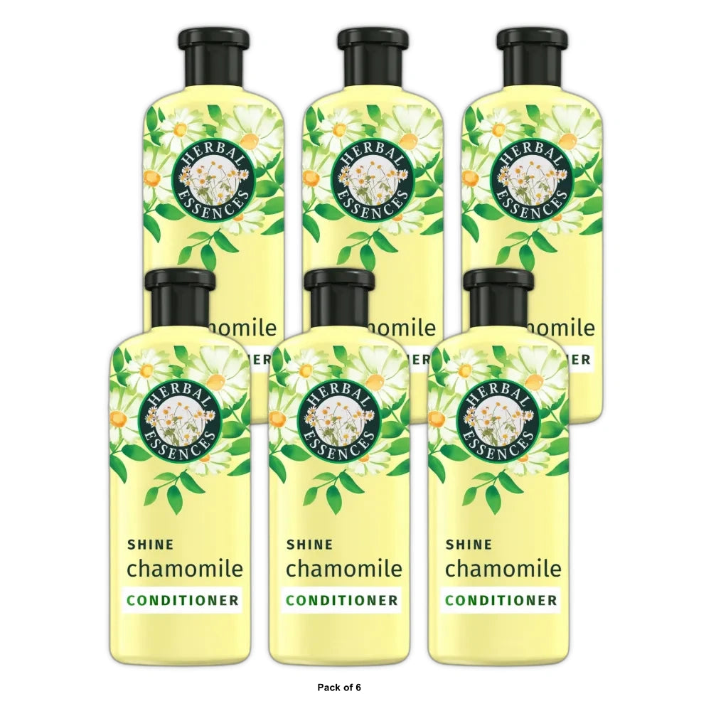 Herbal Essences Shine Conditioner with Chamomile, Aloe Vera & Passion Flower Ext 13.5 fl oz(Pack of 6)
