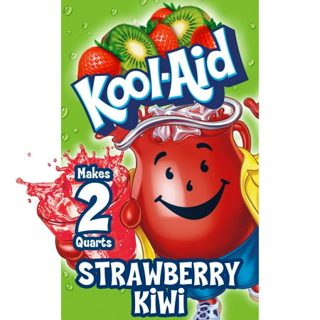 Kool-Aid Strawberry Kiwi Unsweetened Drink Mix 0.17 Oz (Pack of 192)